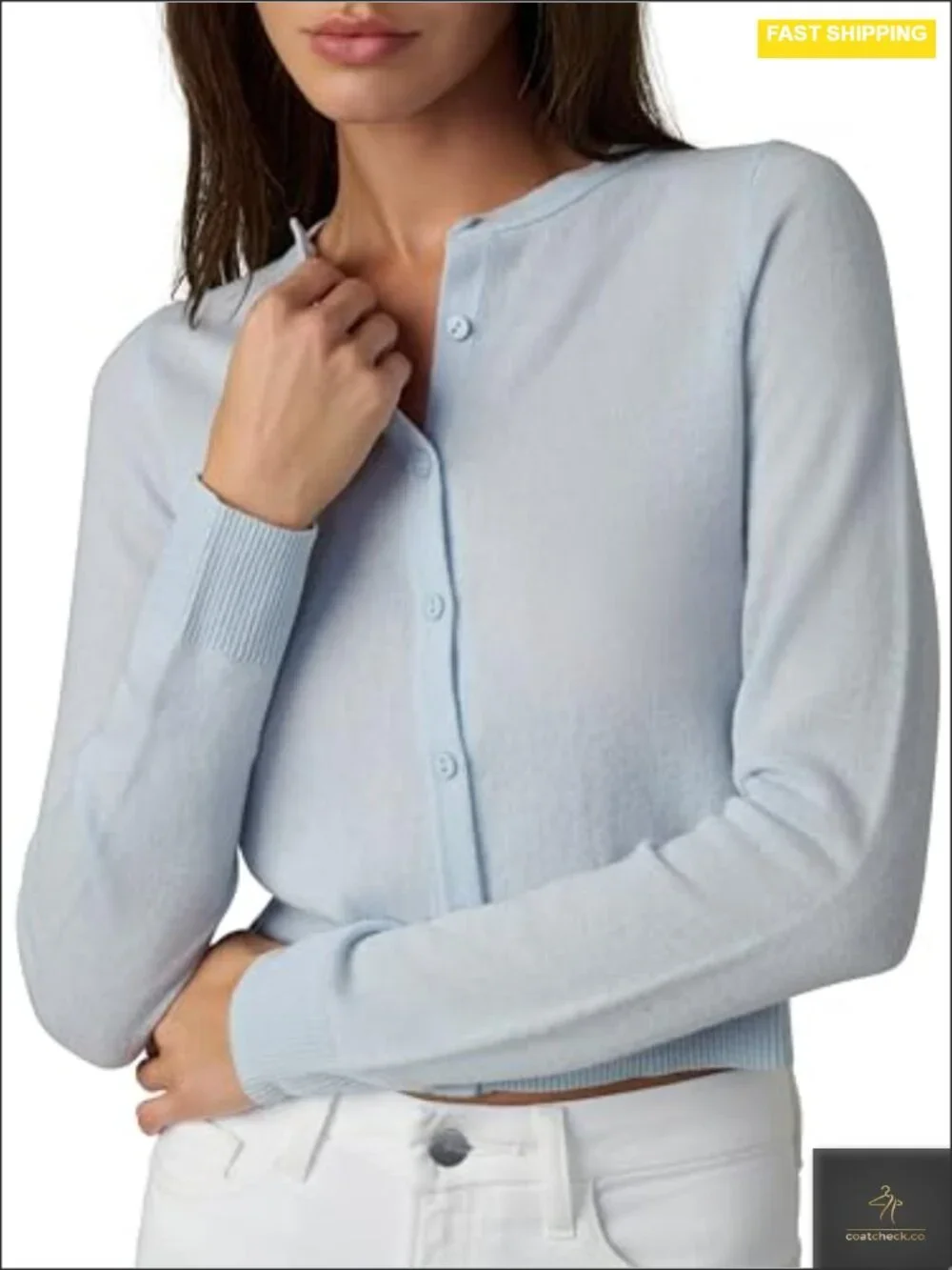 The Dani Cashmere Cardigan with Button Front